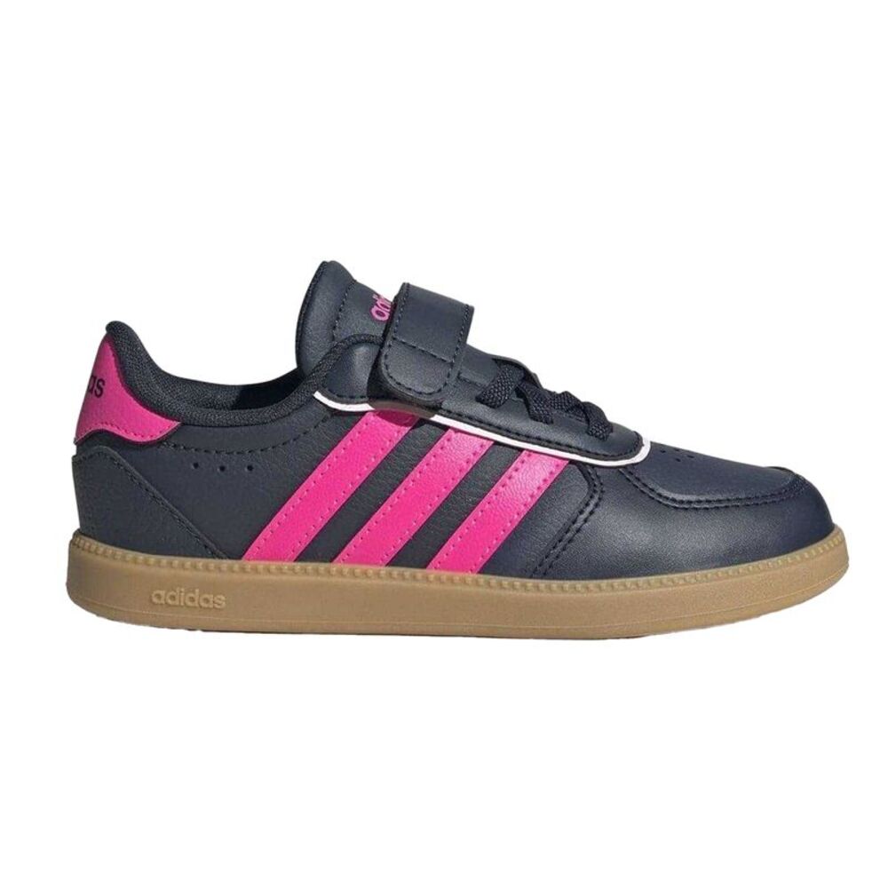 Adidas Childrens/Kids Breaknet Sneakers / Ink/Pink